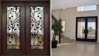 Wooden entrance double door design | living room door design |main entrance door design ideas