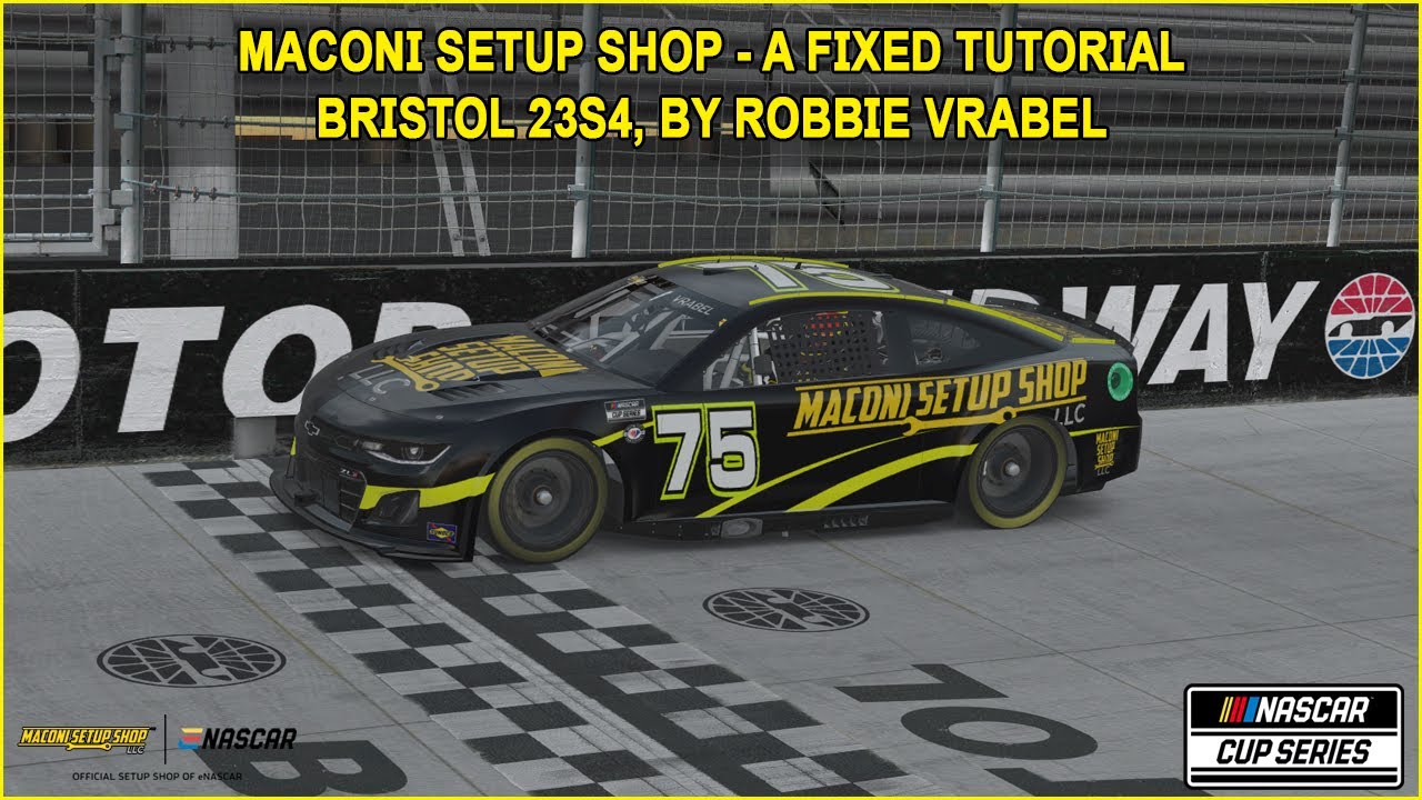 IRacing Fixed NASCAR Series Tutorial: Maconi Setup Shop A Fixed Cup ...