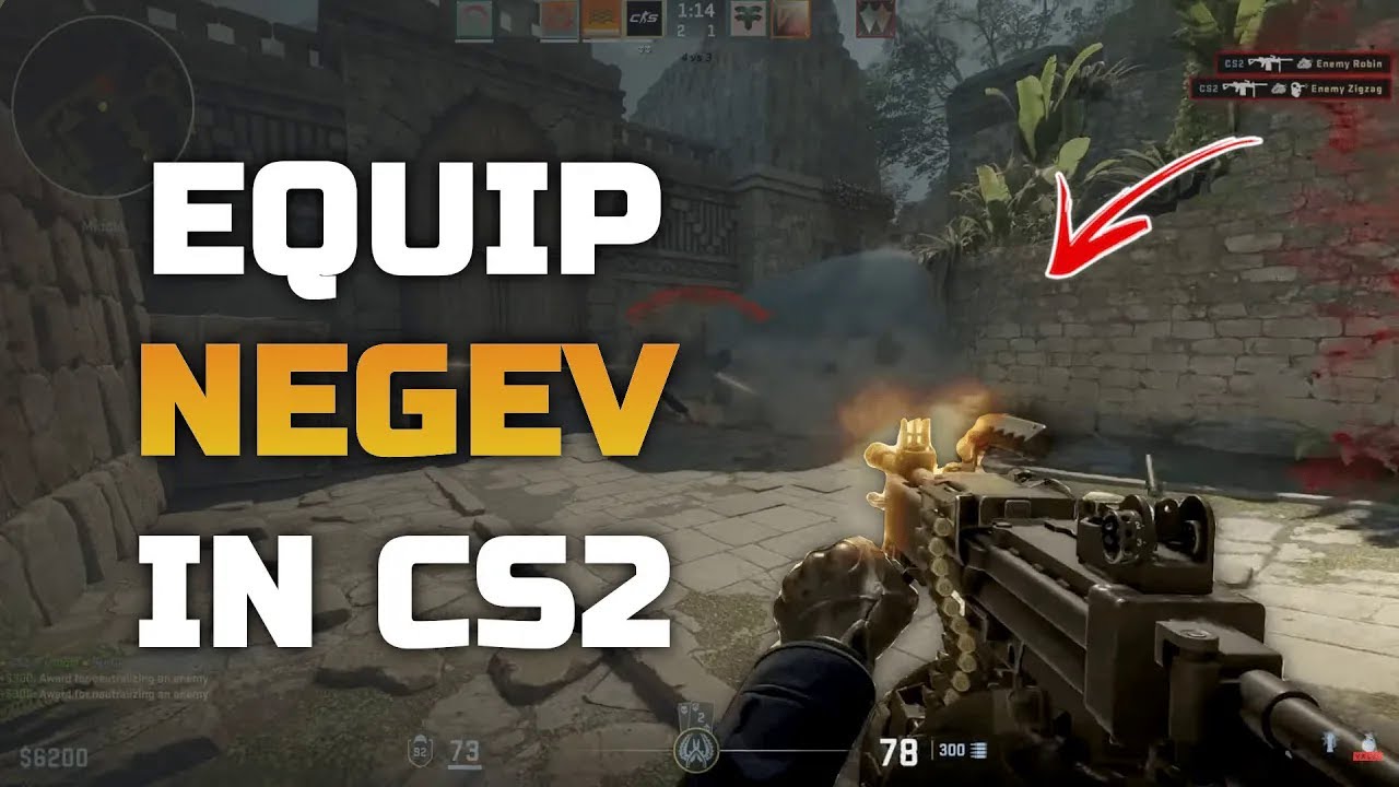 How To Equip Negev In Cs2 Quick Easy Youtube