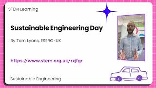 Destination STEM: Sustainable Engineering and Space Content