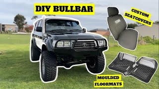 DANS CUSTOMS 80 SERIES BULLBAR (DIY Flatpack, Seat covers and Floormats)