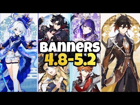 NEW UPDATE! CHARACTER BANNER ROADMAP FOR 4.8-5.0 WITH RESHIPS – Genshin Impact