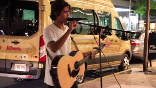 2019.Aug Kalakaua Street Singer Connor Johnson 3