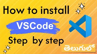 VSCode Setup on Windows | Step-by-Step Guide for Beginners (Telugu)