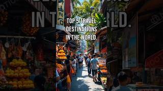 Top 5 travel destinations in the world in #2025  #adventure #explore #usa #uk #paris #thailand #top