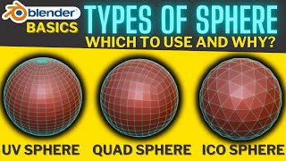 Types of Sphere - Blender Basics