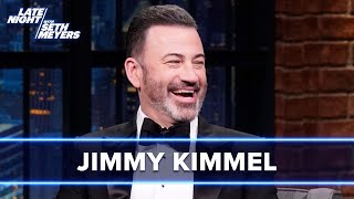 Jimmy Kimmel Makes a Pitch for His Brother to be on Late Night and Talks Strike
