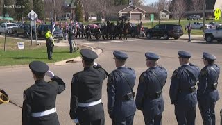 Funeral for Conservation Officer Eugene Wynn in Pine City