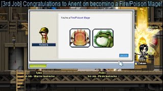 [Old School MapleStory] Fire/Poison Mage 3rd Job Advancement!