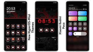 3 New HyperOS-MIUI Themes for Xiaomi,Redmi,Poco | 3 Best HyperOS-MIUI Themes