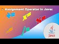 08 Assignment Operator in Java || CodeCelebration