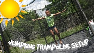 14FT JUMPKING TRAMPOLINE TUTORIAL AND INSTALLATION