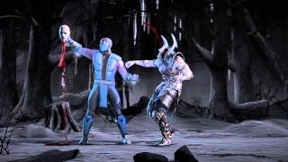 MKX: Sub Zero Klassic Head Rip Fatality