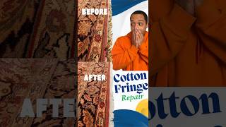 🤯 Rug Care Magic: Reviving Cotton Fringes | Rug Cleaning In Fort Smith, AR  #rugcleaningservice