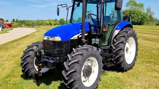 2004 New Holland TD95D 4WD Tractor 21662