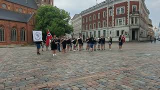 Rīga Old Town - orchestra music. ULLENSAKER SKOLEKORPS 2023