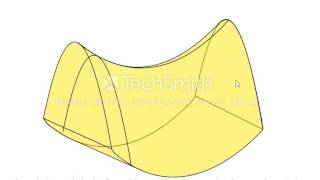 QV1   How a Hyperbolic Paraboloid is Formed