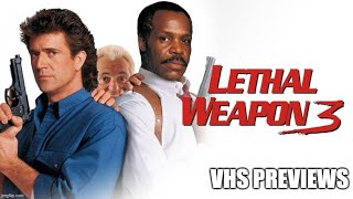 Lethal Weapon 3 VHS Previews