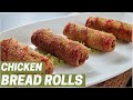 Chicken Bread Rolls by FoodNSpices (English Version) #BreadRolls