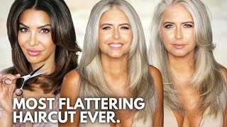Women Over 50 LOVE this Haircut (I can see why!) | Look Youthful In Long Hair