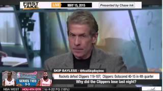 ESPN First Take | Dwight Howard, James Harden Lead Rockets Defeat Clippers Outscored in Game 6