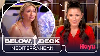 Aesha claps back at very rude Charter Guest | Season 9 | Below Deck Med