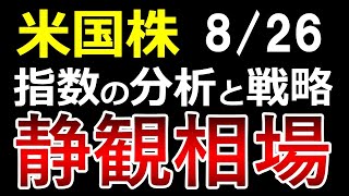 米国株/金利急落で株高/ジャクソンホール前/長年、米株が強い理由　S\u0026P500/NYダウ/ナスダック/VIX/10年債利回り #米国株 #テクニカル分析