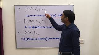 9.11-Simple Trick to Write IUPAC Name  Of Coordination  Compounds containing  complex cation