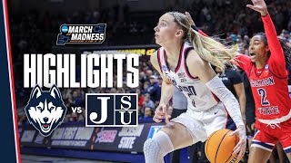HIGHLIGHTS | UConn Women's Basketball vs. Jackson State | NCAA First Round