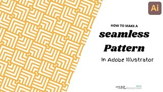 How to make illustrator abstract Seamless design Pattern   |  quick \u0026 easy  tutorial |