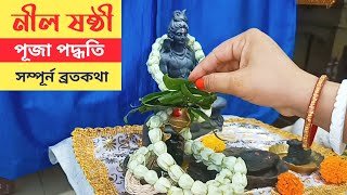 বাড়িতে নীল ষষ্ঠী পূজা পদ্ধতি। Nil Sasthi Puja Vidhi। Nil Sasthi 2022।Nil Sasthi Brata Katha Bengali