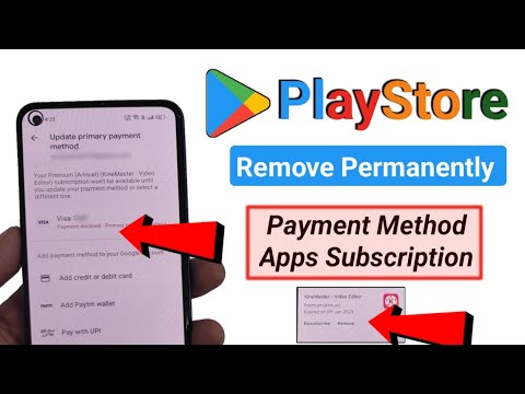 How To Remove Payment Method And Subscription In Google PlayStore 2023 ...