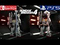 Gundam Breaker 4 - Switch vs PS5 Comparison