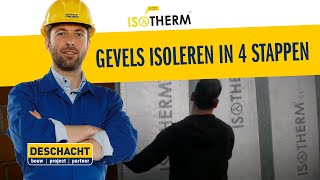 Gevels isoleren in 4 stappen met Isotherm Muro