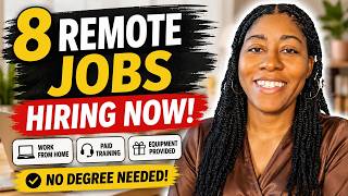8 Beginner Friendly Remote Jobs Hiring Now | Work From Home Jobs 2026