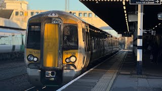 Ex GN | Southern Class 387 128 departing Havant towards Southampton