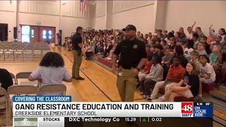 Harvest students get crash course in gang resistance program