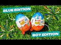 Oddly satisfying opening of blue & boy edition of kinder joy