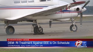 Aerial mosquito spraying underway in Rhode Island