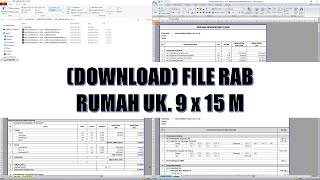 RENCANA ANGGARAN BIAYA RUMAH UK. 9 x 15 M ||DOWNLOAD DISINI||