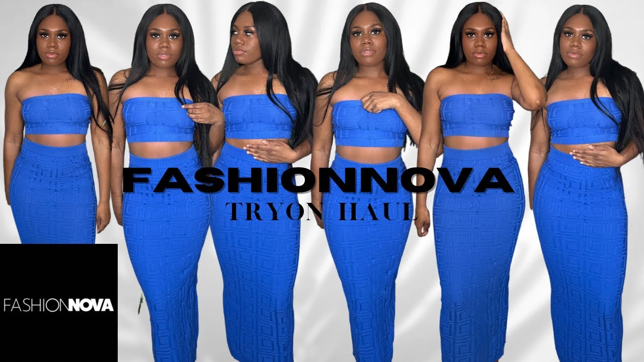 2023 FASHION NOVA TRYON HAUL - YouTube