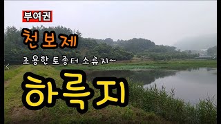 [부여]_ 하륵지, 천보제 / 조용한 토종터 소류지 / 충남 부여군 내산면 천보리