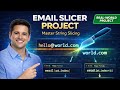 Python Email Slicer Project: Master String Slicing & Logic in 20 Mins | Lesson 9 (2026)