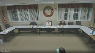 Board of Selectmen Regular Meeting - 12/03/2024