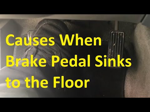 What does it mean when your brake pedal goes all the way down?