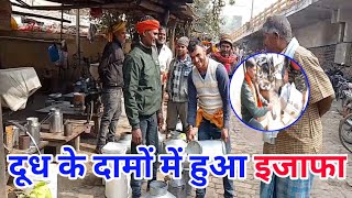 BHAGALPUR : मकर संक्रांति को लेकर भागलपुर के बाजारों में दूध के दामों में हुआ इजाफा