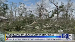 Hurricane Ida leaves Terrebonne Parish in shambles