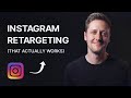 The BEST way to retarget your Instagram audience