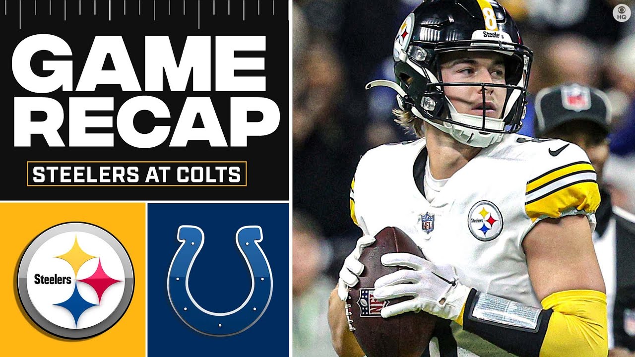 Steelers MAKE 4th-Down Stop To Secure Win Over Colts [FULL GAME RECAP ...