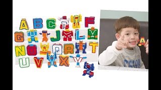 Learn ABC's with Alpha-Bots/Transforming Letter Robots-Easy Fun Educational Learning for Kids